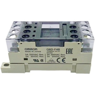 โมดูลรีเลย์เทอร์มินัล ฐาน omron G6D-F4B 24VDC 5VDC 12VDC