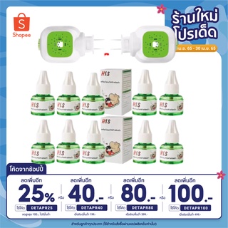 ลดเหลือ59 ฿⚡️โค้ดDETAPR25⚡️น้ำยาไล่ยุง น้ำยารีฟิว เครื่องไล่ยุงไฟฟ้า