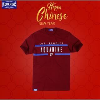 เสื้อยืด AQUANINE-LOS ANGELES - RED