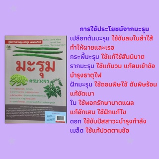 หนังสือเกษตร คู่มือการเพาะปลูก แปรรูป และผลิตภัณฑ์มะรุมครบวงจร : พฤกษศาสตร์มะรุม, น้ำมันมะรุม, การปลูกมะรุม