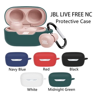 เคสหูฟังไร้สาย ซิลิโคนนิ่ม ป้องกันการสูญหาย สําหรับ JBL LIVE FREE NC