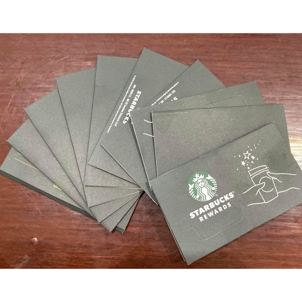 บัตรสตาร์บัคส์ Starbucks card แทนเงินสด มูลค่า 1000 บาท (พร้อมส่ง)