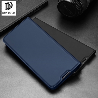 Dux Ducis เคสหนัง Pu หรูหราพร้อมฟังก์ชั่นตั้งได้สําหรับ Moto G9 Plus