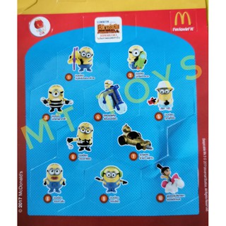 McDonalds Toy ชุด Minions ปี2017