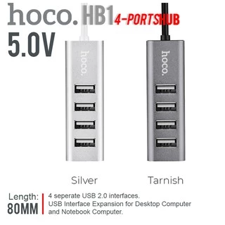 Hoco HB1 Ports HUB / Type-C อุปกรณ์ ตัวแปลง เพิ่มช่อง HUB USB ใช้งานง่าย สินค้าของแท้100%