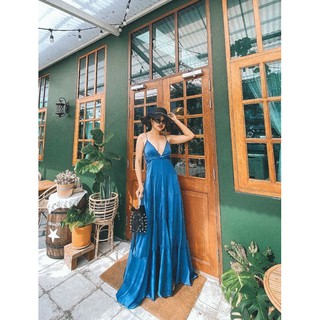 FASION2020 :MAXI DRESS - แม็กซี่เดรสสายเดี่ยวดี