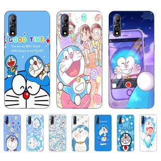 เคสซิลิโคนนิ่ม Tpu ลายโดเรม่อน สําหรับ Vivo S1 2019 S1 Pro Y7i Y69 Y5 2020