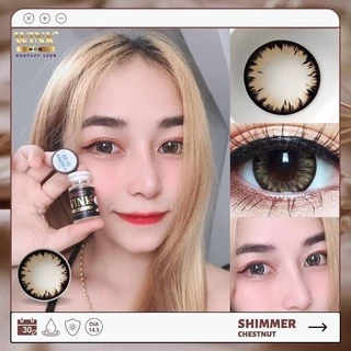 💋 สุดปัง มีค่าสายตา 💋 Wink Shimmer Gray Brown Black บิ๊กอาย สุดปัง คอนแทคเลนส์ รายเดือน มีอย แถมตลับฟรี เลนส์นิ่ม สวยปัง