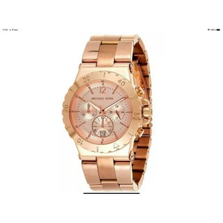 นาฬิกา MICHAEL KORS WOMENS MK5314 DYLAN QUARTZ CHRONOGRAPH พร้อมกล่อง (ใหม่)