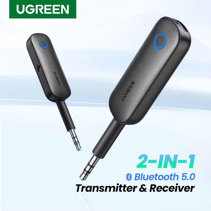 Ugreen Bluetooth Receiver &amp; Transmitter (2 in 1) อุปกรณ์รับ-ส่งสัญญาณ บลูทูธ 5.0