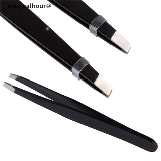 magicalhour@ Professional Eyebrow Tweezer Slanted Hair Beauty Woman Beauty Makeup Black Hot *On sale