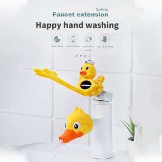 (Spot goods)Cartoon Faucet Extender Sink Handle Extension Toddler Kid Bathroom Children Hand Wash Water Saver Faucet Kitchen Accessories