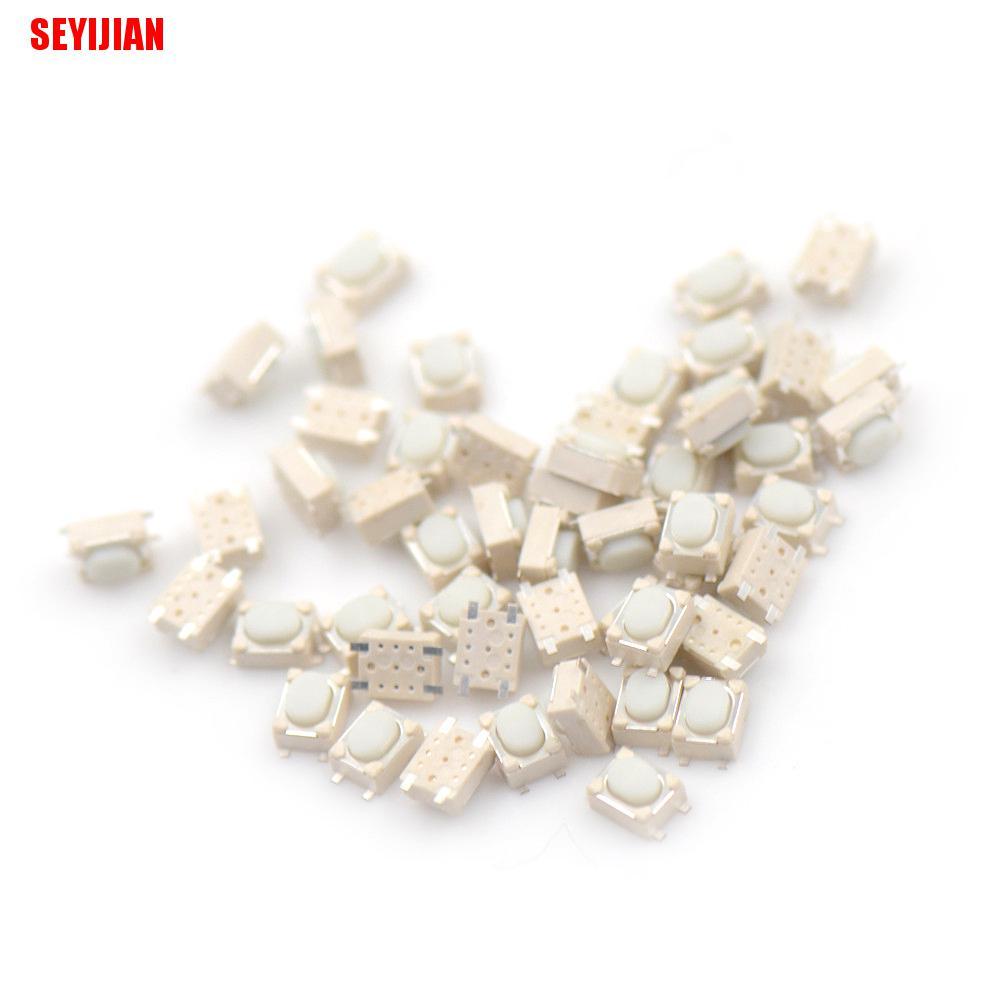 (SEY) สวิตช์ปุ่มกดไมโคร สัมผัส 3*4*2.5 มม. 4-Pin 50 ชิ้น