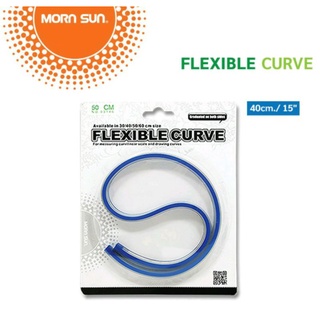 Mornsun ไม้บรรทัดกระดูกงู (FLEXIBLE CURVE RULERS) ยาว 40 และ 50 ซม.