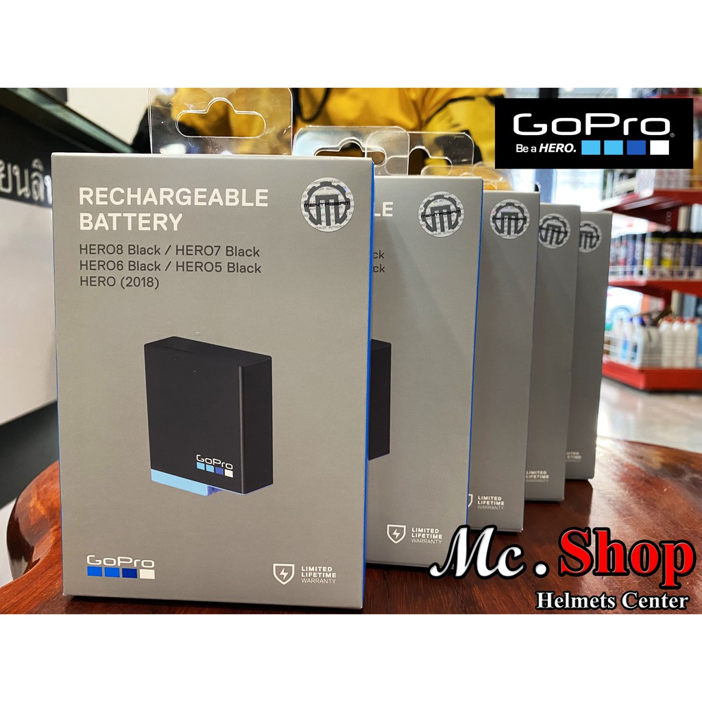 แบตเตอรี่ RECHARGEABLE BATTERY รองรับสำหรับ GOPRO 8 7 6 BLACK
