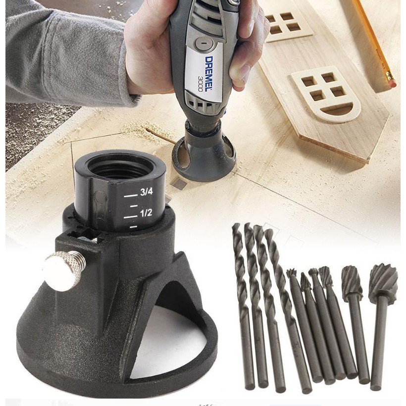 เครื่องเจียร AD11 ตัวแปลงเครื่องเจียรสายอ่อน/Dremel/ ให้เป็นทริมเมอร์ +ชุดดอกสว่าน เครื่องเจียรไฟฟ้า