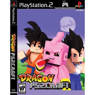 DRAGON CRAFT PS2 Minecraft mod Dragonball PS2 แผ่นเกมส์ps2 เกมเพล2 แผ่นplay2