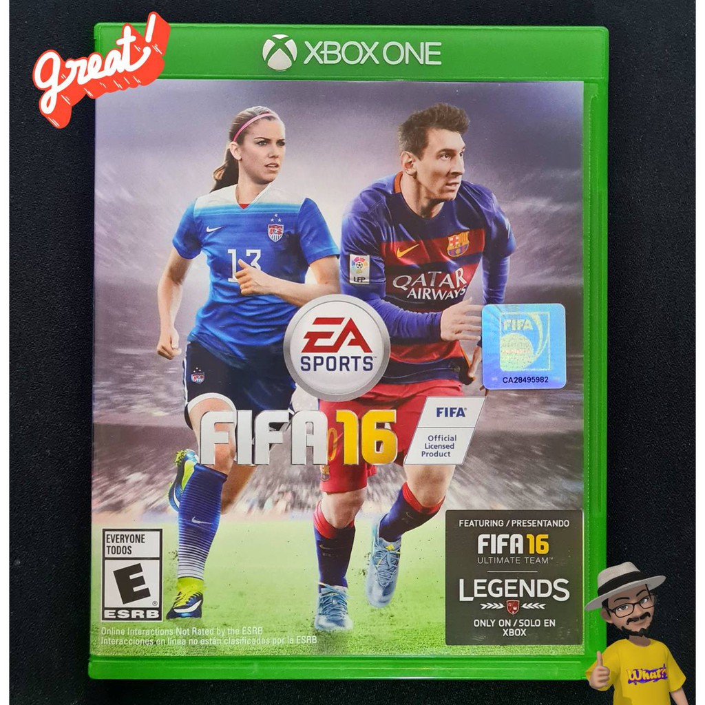 XBOX ONE : FIFA16 แผ่นเกมส์แท้มือสอง