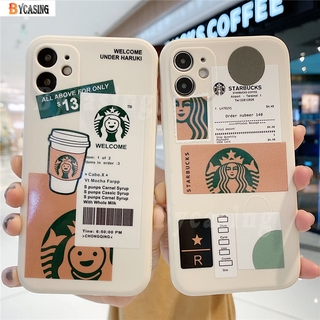 เคสซิลิโคนนิ่ม TPU ลายสตาบัคส์ แฟชั่น สำหรับ Oppo A93  A53 2020 A54 A15s A9 A5 2020 A31 Reno 5 Reno 4F Reno 2F A12 A92 A52 A72 A3s A7 A12e A5s A15 A11k F9 F7