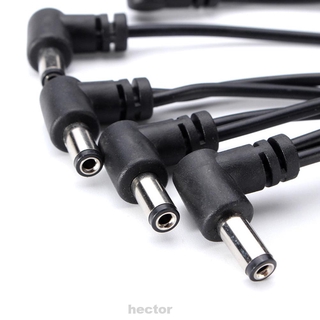 9V 2A Musical Wire Electric Guitar Right Angle Multi Ways Stringed Instruments Effect Pedal Power Supply Cable