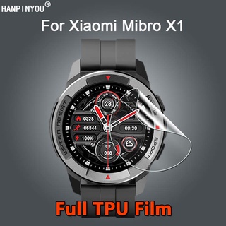 สําหรับ Xiaomi MiBro X1 GS SmartWatch Ultra Slim ใสนุ่ม TPU ฟิล์มกันรอยหน้าจอ - ไม่ใช่กระจกนิรภัย