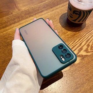 เคสโทรศัพท์มือถือแบบใส ผิวด้าน กันกระแทก สําหรับ OPPO Reno 7 6 5 4 Pro 6Z 5G 7Pro 6Pro 5Pro 4Pro Reno7 Reno6 Reno6Z Reno5 Reno4