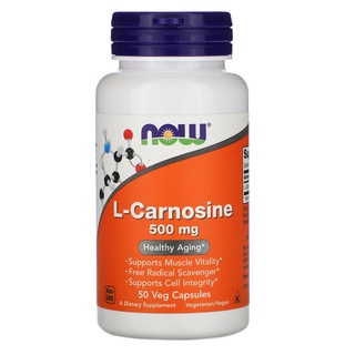 Now Foods L-Carnosine 500 mg 50 Vcaps