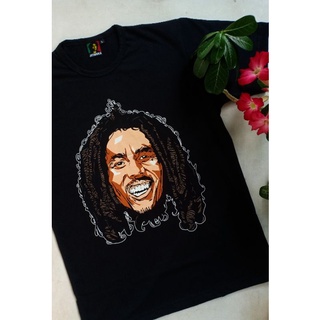 เสื้อยืด พิมพ์ลายสิงโต Bob marley and lion ของแท้ สําหรับผู้หญิง