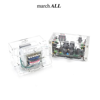 march ALL 741SMD-PT3 ชุดสำเร็จเคสใส บอร์ดไดร์ 741 ชิปเซ็ท Chipset + กล่องจ่ายไฟ ฟังได้เลย อุปกรณ์ R ชิป C ชิป ความแม่นยำ