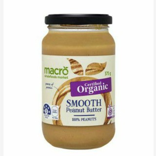 ราคาพิเศษ!! Macro Organic Smoothpeanut Butter 375 g คุณภาพระดับพรีเมี่ยม