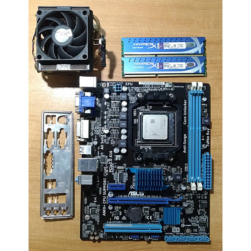 AMD SET AM3+ (CPU+Mainboard+RAM) FX6100 + Asus M5A78LM LE USB3