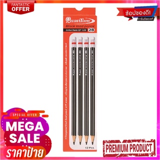 ควอนตั้ม ดินสอ 2B รุ่น QP910+920 แพ็ค 24 แท่งQuantum Pencil 2B #Qp910+920 24Pcs/Pack