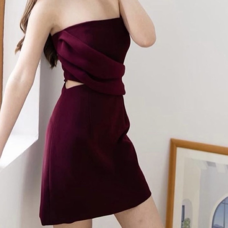 ส่งต่อ minidress สุดฮิต #calico_official รุ่น Cuvee💗