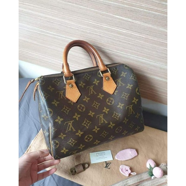 กระเป๋าแบรนด์เนม Used lv Speedy 25 Monogram Year 06