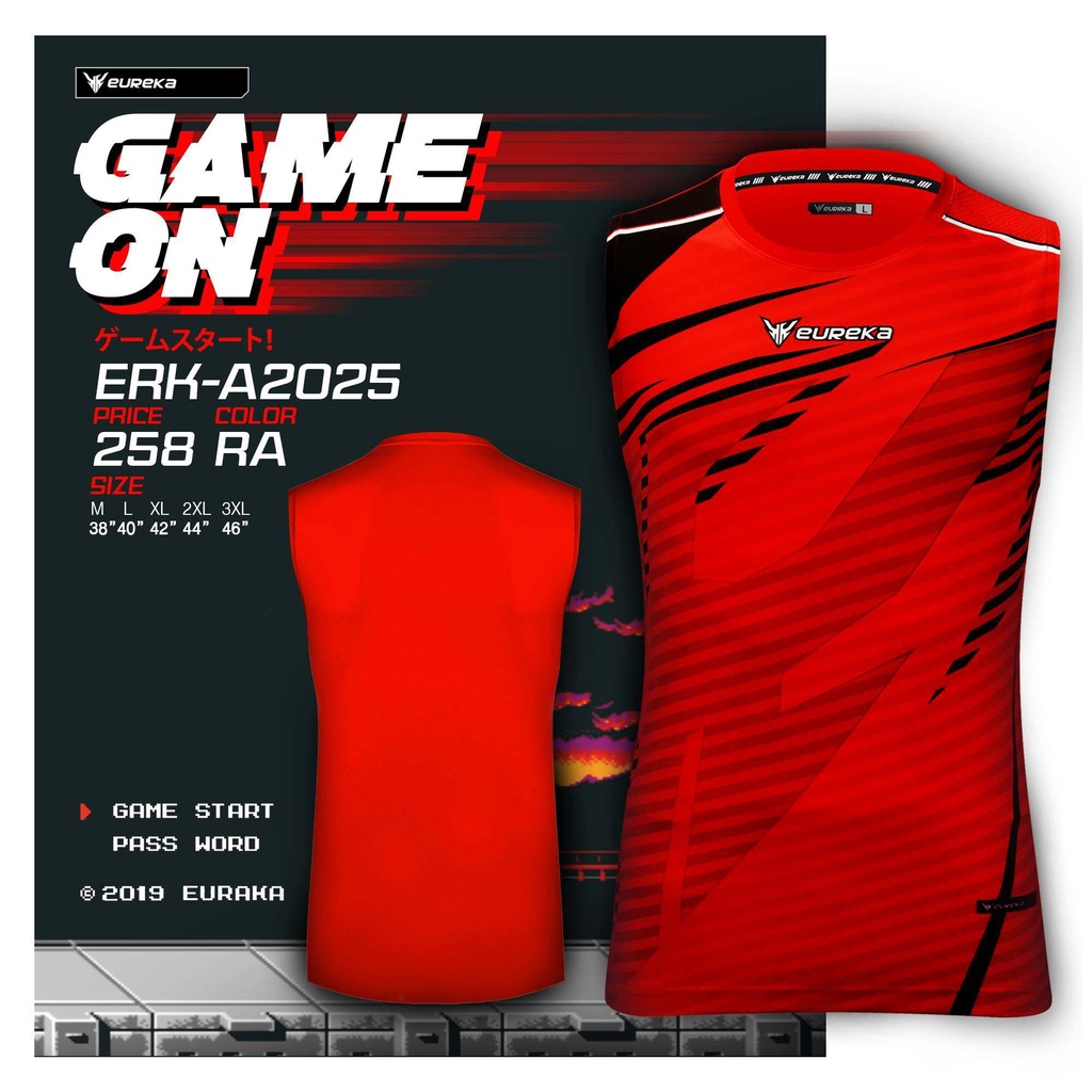 Eureka เสื้อวิ่ง ยูเรก้าแขนกุด รุ่น A2025