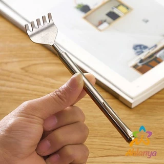 Ahlanya ไม้เกาหลัง สแตนเลส แบบพกพา ยืดหดได้ ราคาต่อชิ้น Stainless steel back scratcher