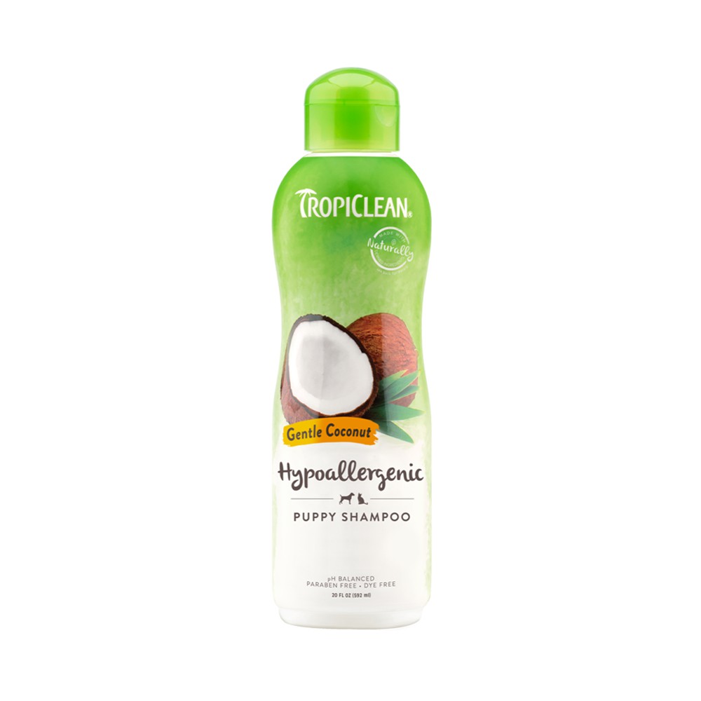 Tropiclean Gentel Coconut Shampoo แชมพูสูตรอ่อนโยน สำหรับผิวแพ้ง่าย 355 ml