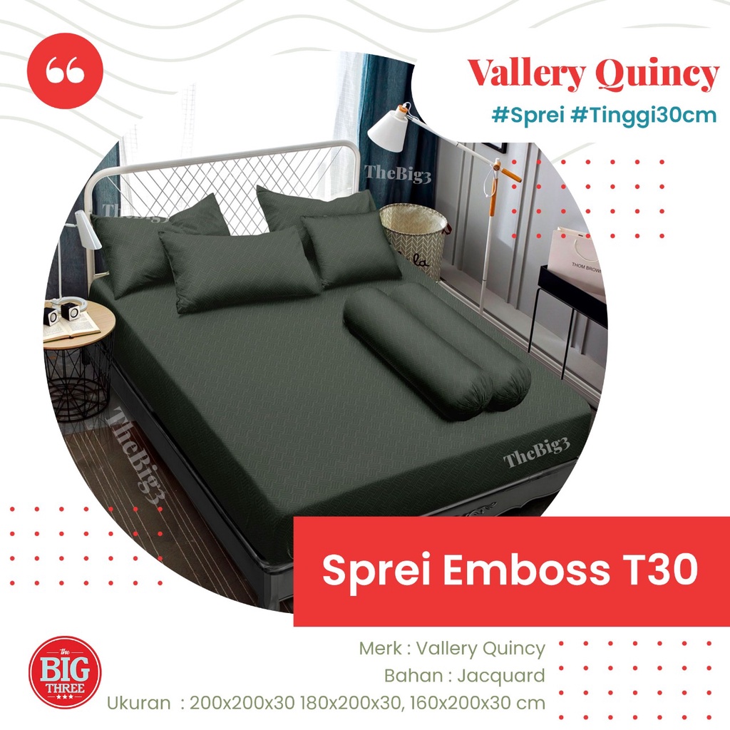 MERAH HIJAU UNGU VALLERY QUINCY ผ้าปูที่นอนธรรมดา ขนาด 180x200 สูง 30 ซม. - แดง เหลือง เขียว น้ําเงิ