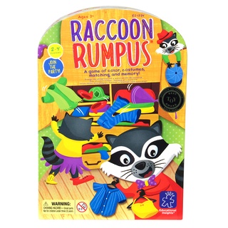 Educational Insights, Raccoon Rumpus ชุดแรคคูนบุกตู้เสื้อผ้า ของเล่นเด็ก 3 ปีขึ้นไป