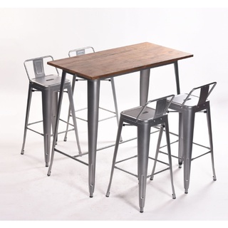 home_sick เก้าอี้เหล็กมีพนังพิง เก้าอี้รับประทานอาหาร มี 2 รุ่นให้เลือก YF-1595 1595/1
