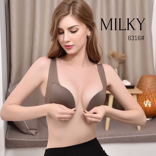 เสื้อชั้นในสตรี บราไร้โครงเหล็ก​ มาใหม่ๆๆ♏(Milky brand)