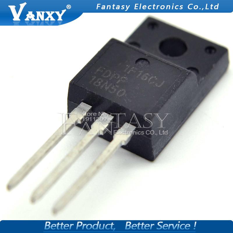 10PCS FDPF18N50 TO220 18N50 TO-220 new MOS FET transistor