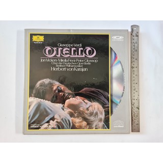 แผ่น เลเซอร์ดิสก์ VERDI OTELLO, KARAJAN - CD VIDEO LASERDISC 072 501-1 (มือ 2) เพลงละคร Opera