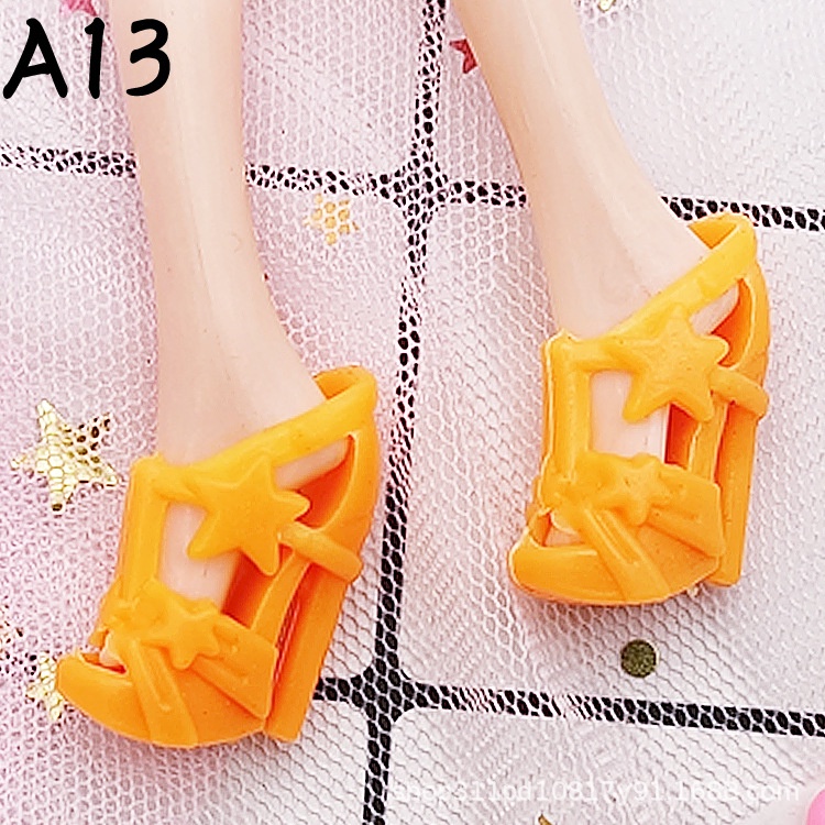 รองเท้าส้นสูง 30 ซม. อุปกรณ์เสริม สําหรับตุ๊กตาบาร์บี้ - รูปที่ 5