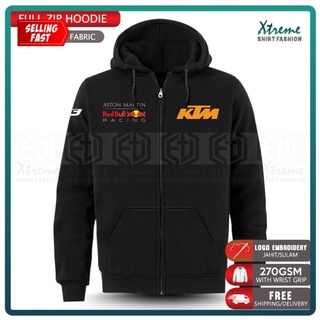 Yttq เสื้อกันหนาว มีฮู้ด แบบสวมหัว ลาย KTM Tech3 Redbull Racing Aston Martin MotoGP Y125Z RXZ สําหรับผู้ชาย ของขวัญวาเลนไทน์