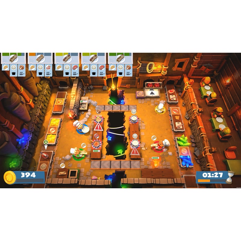 nintendo switch overcooked + overcooked 2 ( english )