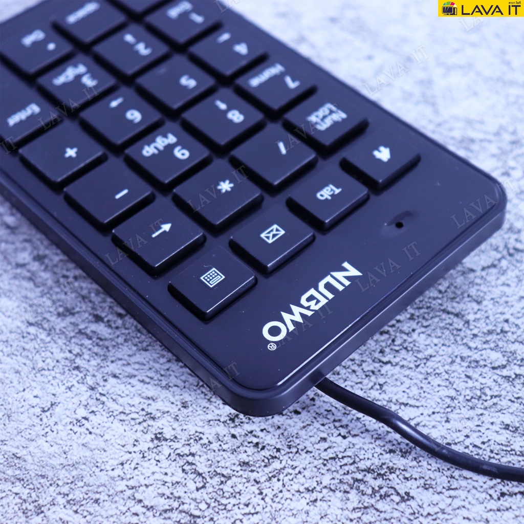 Nubwo NK-22 คีย์บอร์ดตัวเลขมีสาย USB Keyboard Numerric Keypad (รับประกันสินค้า 1 ปี)