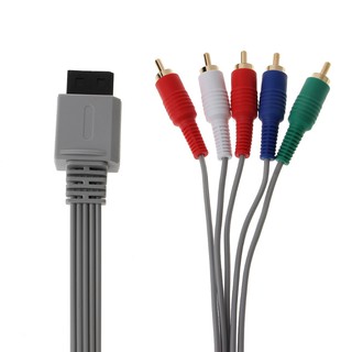 1 . 8 ม. component 1080 p hdtv av audio 5rca อะแดปเตอร์สายเคเบิ้ลเชื่อมต่อสําหรับ nintendo wii console