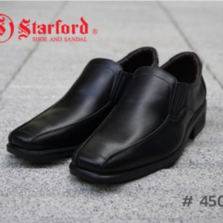 Starford รองเท้า หนังแท้ - รุ่น no. 4501 - สี ดำ Black