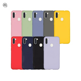 เคส Samsung Galaxy A11 M11 SM-A115F/DS SM-M115F/DS ซัมซุง เอ11 เคสซิลิโคนนิ่ม กันกล้อง สีพาสเทล TPU หนา